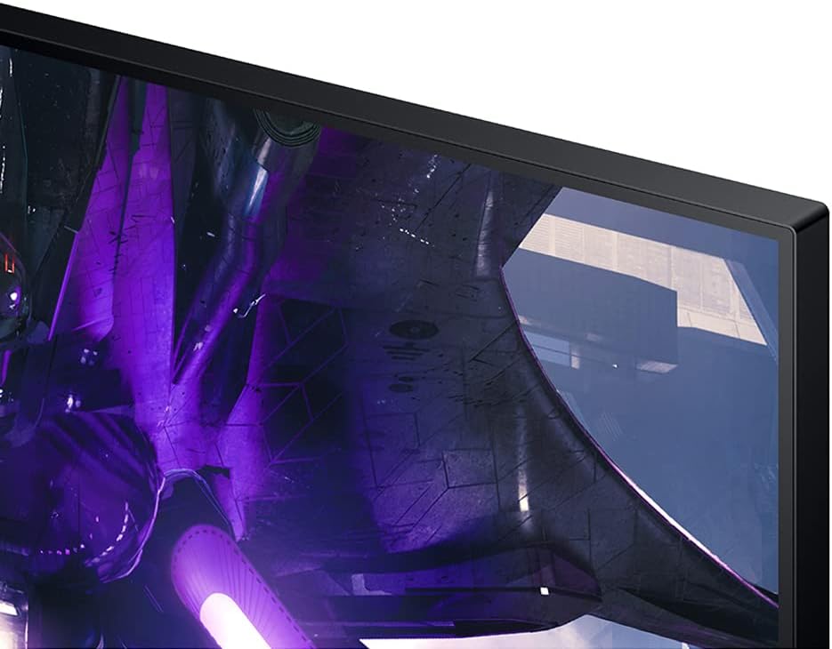 SAMSUNG 32' Odyssey G32A FHD 1ms 165Hz Gaming Monitor with Eye Saver Mode, Free-Sync Premium, Height Adjustable Screen for Gamer Comfort, VESA Mount Capability (LS32AG320NNXZA)