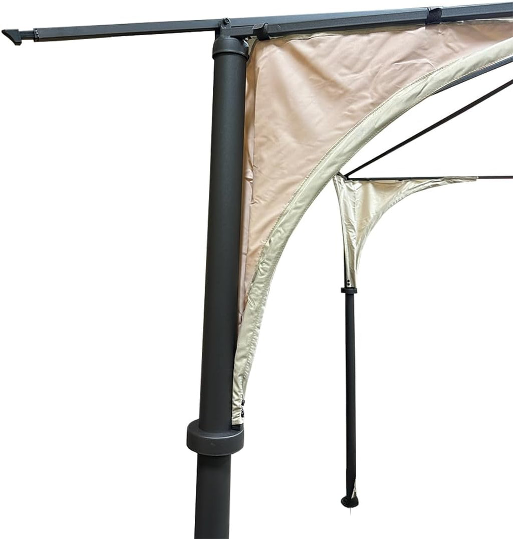 Garden Winds Replacement Canopy Top Cover Compatible with The Outdoor Patio 8' x 8' Gazebo - RipLock 350