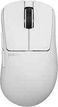 Pulsar Gaming Gears Xlite Crazylight Wireless Gaming Mouse, Ultra Lightweight 1.55 oz (44g), Optical Switch, 32000 DPI, 750 IPS, XS-1 Sensor, 8k Compatible (Medium, Uyuni White)