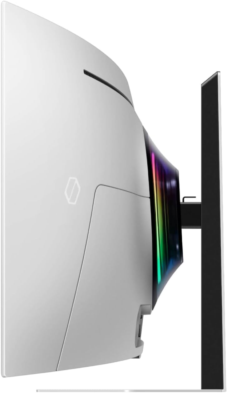 Samsung 49' Odyssey OLED G9 (G95SC) Curved Smart Gaming Monitor, QD-OLED, 240Hz, 0.03ms, FreeSync Premium Pro, G-Sync Compatible, Dual QHD, Neo Quantum Processor, LS49CG954SNXZA