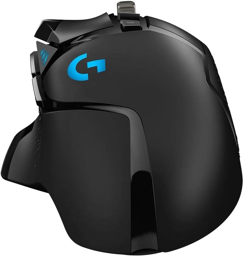 Logitech G502 Proteus Core Tunable Gaming Mouse, 12,000 DPI On-The-Fly DPI Shifting, Personalized Weight and Balance Tuning with (5) 3.6g Weights, 11 Programmable Buttons, Fully Customizable Surface