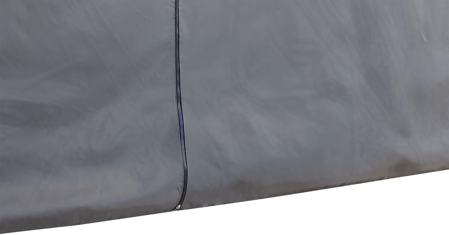 Sojag Grey Curtains for Monaco/Messina/Mykonos Gazebos, 12 ft. x 16 ft., Spun Polyester, Outdoor Shades