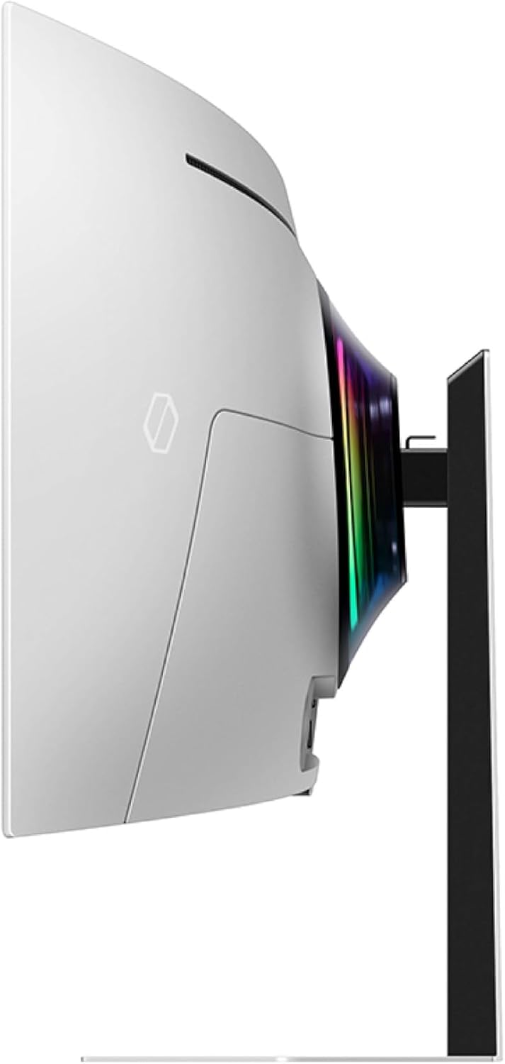 Samsung 49' Odyssey OLED G9 (G95SC) Curved Smart Gaming Monitor, QD-OLED, 240Hz, 0.03ms, FreeSync Premium Pro, G-Sync Compatible, Dual QHD, Neo Quantum Processor, LS49CG954SNXZA