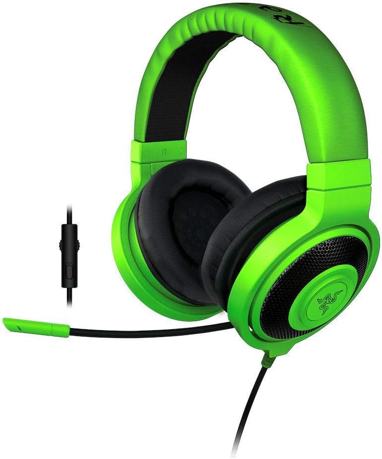 Razer RZ04-01380200-R3U1 Kraken Pro Analog Gaming Headset for PC, Xbox One and PlayStation 4, Green