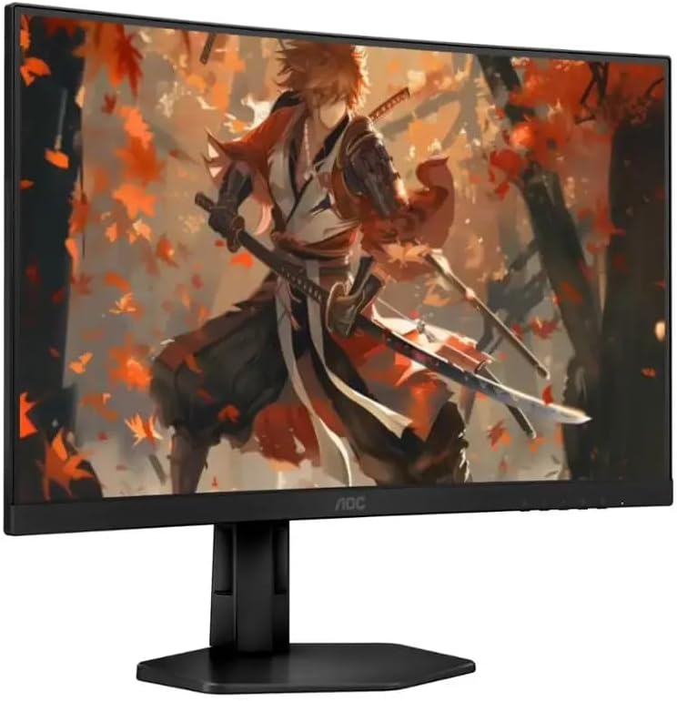 AOC - C27G4ZX 27' VA Curved FHD 280Hz Gaming Monitor 0.3 ms Response Time - Black/Silver/Red (Renewed)