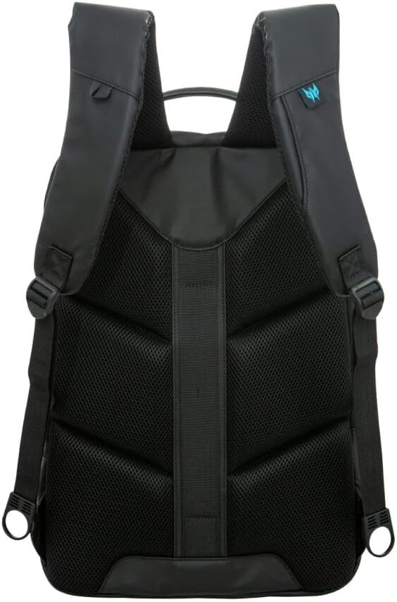 acer Predator Lite Gaming Laptop Backpack - Lightweight 1680D Ballistic Polyester with Water-Resistant Zippers and Ventilated Mesh Back Perfect For Everyday Commuting and Gaming - Fits 15.6' Laptops