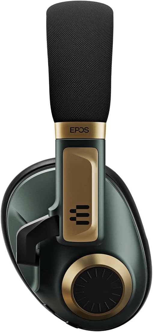 EPOS H3Pro Hybrid Gaming Headset - PC Headphones with Microphone - Noise-Cancellation, Adjustable, Smart Button Audio Mixing, Bluetooth, Gaming Suite, Surround Sound - Racing Green