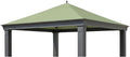 Garden Winds Reinforced RipLock 350 Replacement Canopy Top Cover Compatible with Tiverton (Series 3) 10' x 12' Gazebo Models SA-585, DPCI 009050195 - Sage