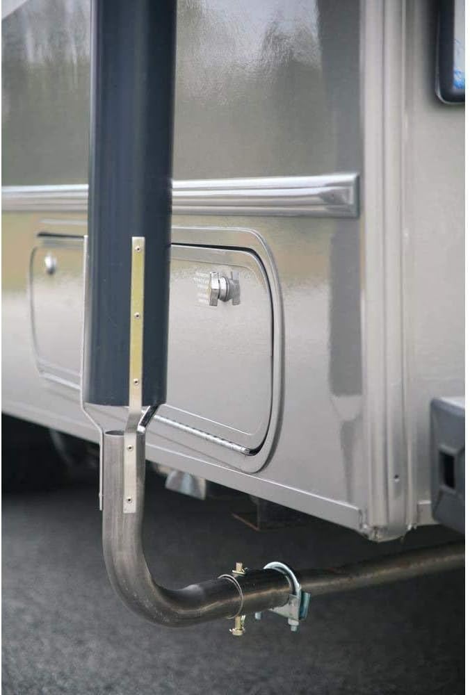 Camco Gen-Turi RV Generator Exhaust Venting System - Directs Generator Exhaust Above The Roof Line for Improved Air Quality While Camping - Designed for Easy Install and Disconnection (44461)