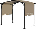 Pergola Canopy Replacement Cover for Lowe's Allen + Roth 10x10 Ft Freestanding Pergola, 200' x 103' Shade Cover, Compatible with Model #L-PG152PST-B,Cover Only (Khaki)