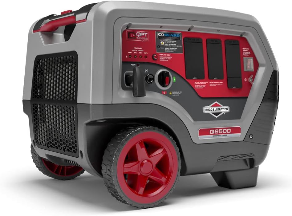 Briggs and Straton, 6500W Portable Generator, Outdoor, Electric Start
