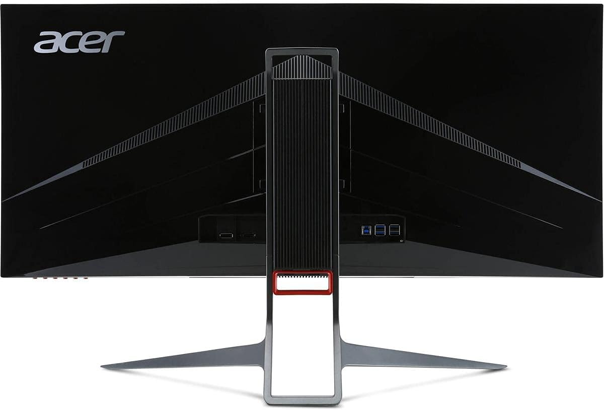 Acer Predator X34 GSbmiipphuzx 1900R Curved 34' UltraWide QHD 3440 x 1440 Gaming Monitor | NVIDIA G-SYNC | Agile Splendor IPS | Up to 180Hz | DCI-P3 98% | DisplayHDR 400 | 2 x DP, 2 x HDMI, USB Type-C