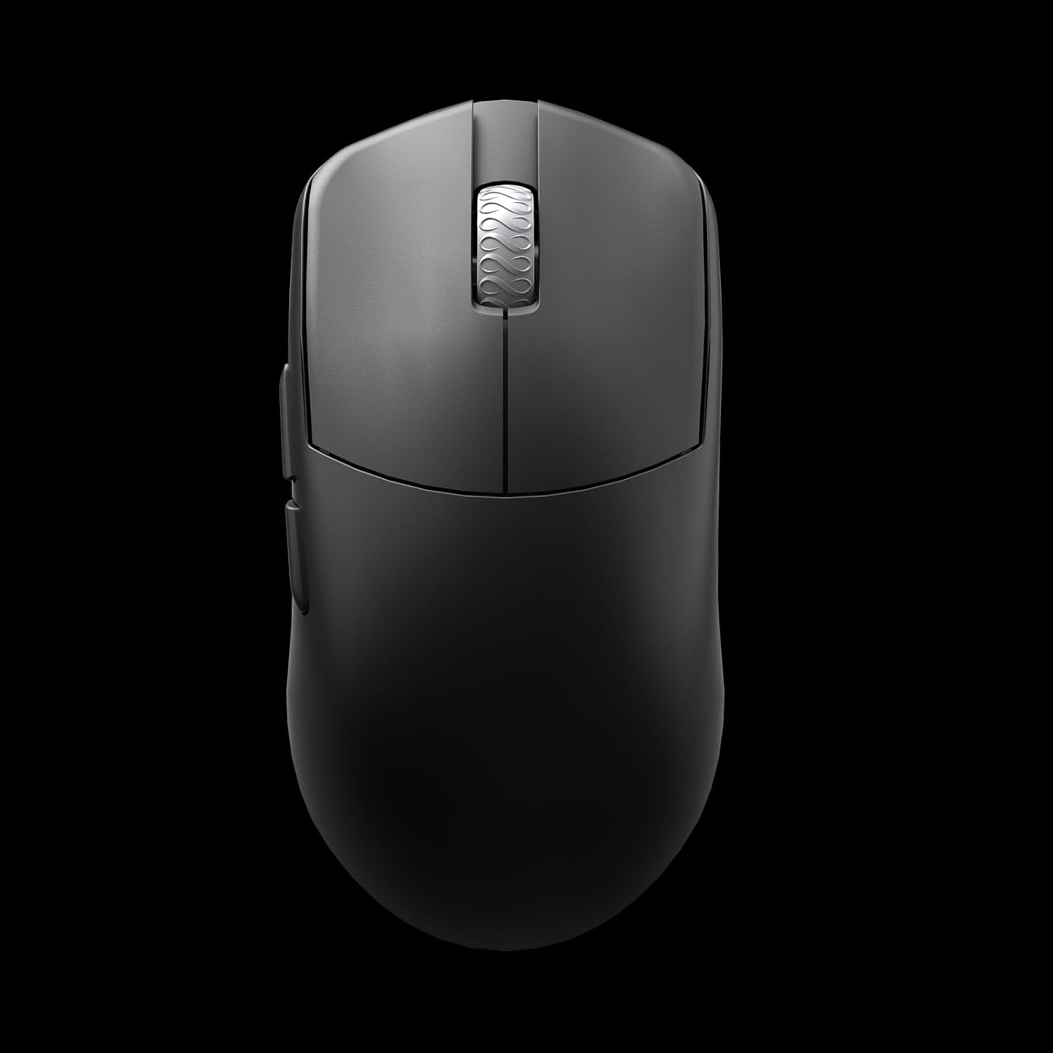 Lamzu Maya X Wireless Gaming Mouse, Ultra Lightweight 47g, Optical Switch, Maximum 30000 DPI, Symmetrical, MCU Nordic 52840, Dust-Proof Encoder, PAW3950 Sensor(Larger Maya) (Black)