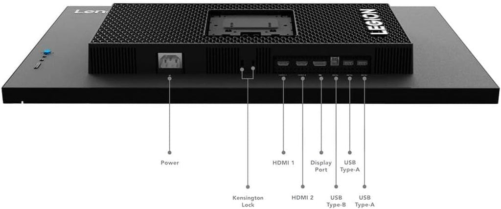Lenovo Legion Gaming Monitor - 27'' QHD (2560x1440) IPS – Up to 180Hz - 0.5ms Response Time - 99% sRGB - 1.07 Billion Color - DisplayHDR 400 - AMD FreeSync Premium - Low Blue Light, Black