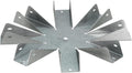 Simpson Strong-Tie GT8Z GT ZMAX Galvanized 18-Gauge Gazebo Tie for 8-2x Rafters, Center