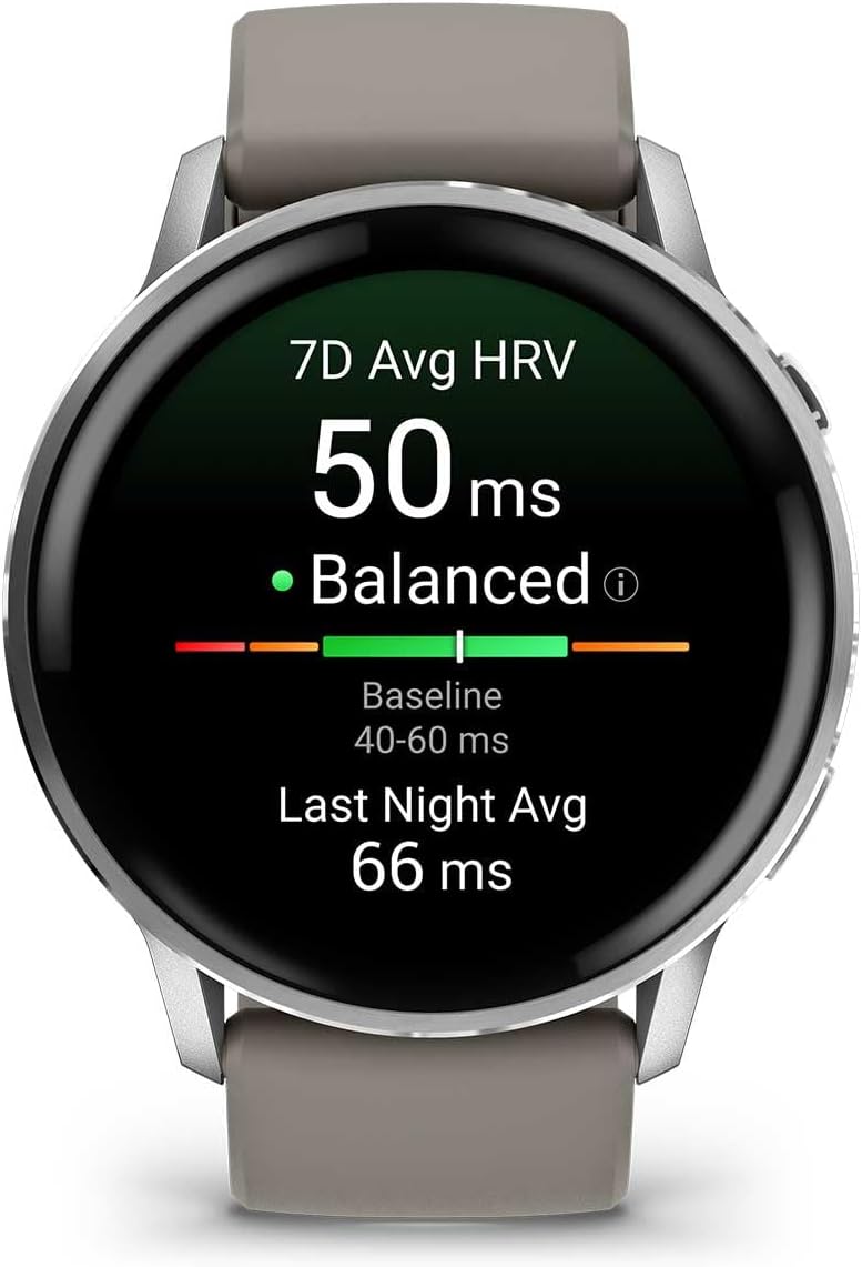 PlayBetter Garmin Venu 4 (Silver/Silver Gray, 45mm) Fitness GPS Smartwatch Bundle - AMOLED Display, Built-in Flashlight, Long Battery Life Portable Charger & HD Screen Protectors