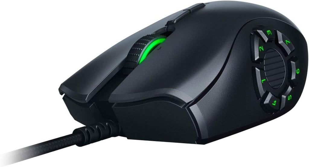 Razer Naga Trinity Gaming Mouse: 16,000 DPI Optical Sensor - Chroma RGB Lighting - Interchangeable Side Plate w/ 2, 7, 12 Button Configurations - Mechanical Switches