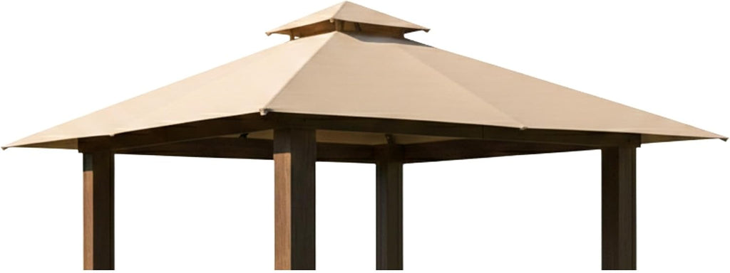 Garden Winds Heavy Duty Reinforced Replacement Canopy Top Cover Compatible with The GZ734 Seville 12' x 12' Gazebo - Classic Sand, Riplock 500