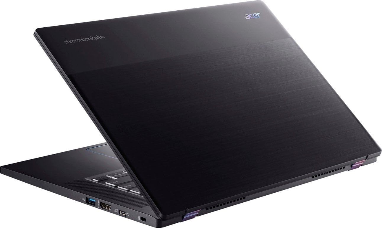 acer Chromebook Plus 516 GE CBG516-2H-59S4 – 16' WQXGA 120Hz Gaming Laptop, Intel Core 5 120U, 8GB LPDDR5, 256GB SSD, Wi-Fi 6E, RGB Keyboard, ChromeOS NX.KRVAA.001 (Renewed)