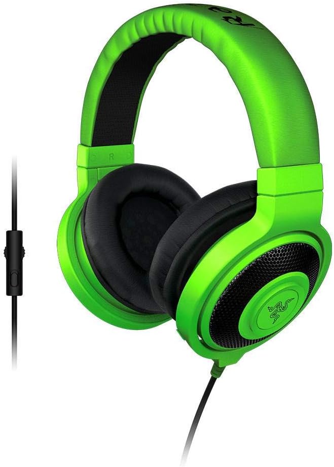 Razer RZ04-01380200-R3U1 Kraken Pro Analog Gaming Headset for PC, Xbox One and PlayStation 4, Green