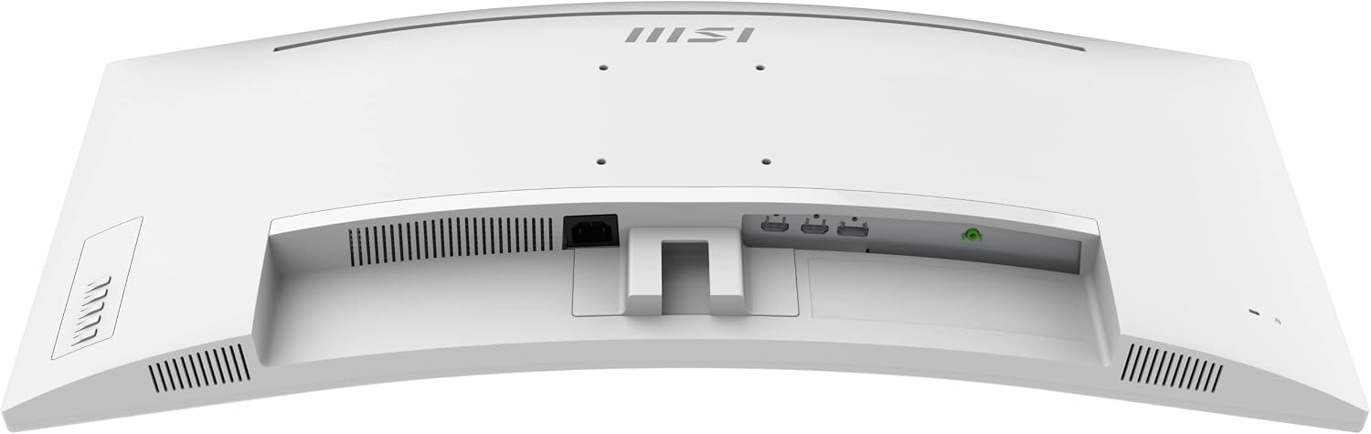msi PRO MP341CQW 34-inch VA 3440 x 1440(UWQHD) Computer Monitor, 100Hz, Free-Synch, HDMI, DisplayPort, VESA Mountable, Speaker, 1ms, White