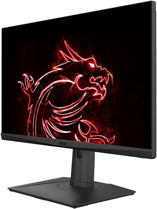 msi G273QPF, 27' Gaming Monitor, 2560 x 1440 (QHD), Rapid IPS, 1ms, 165Hz, G-Sync Compatible, HDMI, Displayport, Tilt, Swivel, Height Adjustable, Pivot