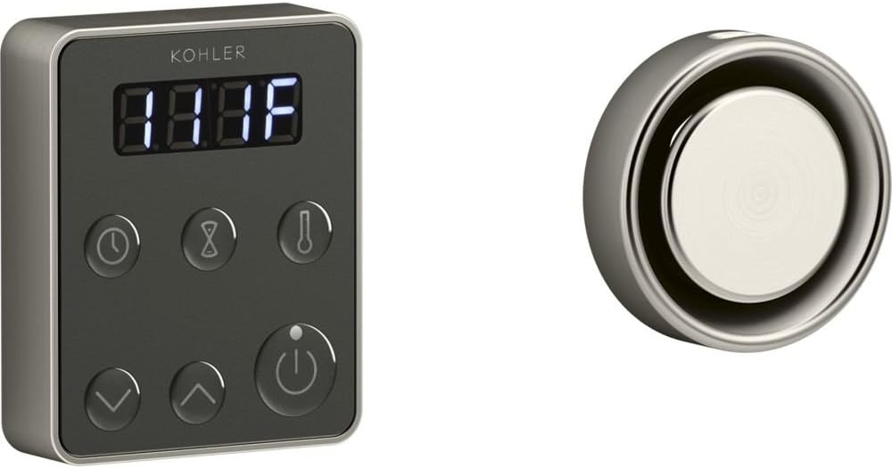 Kohler K-5557-BN Invigoration Series Steam Generator Control Kit, Vibrant Brushed Nickel