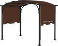 Pergola Canopy Replacement Cover for Lowe's Allen + Roth 10x10 Ft Freestanding Pergola, 200' x 103' Shade Cover, Compatible with Model #L-PG152PST-B,Cover Only (Coffee)