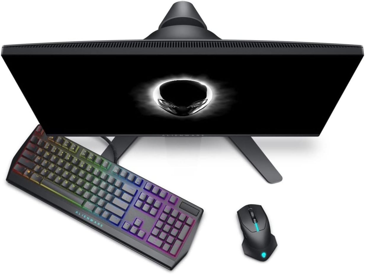Alienware 240Hz Gaming Monitor 24.5 Inch Full HD with IPS Technology, Dark Gray - Dark Side of the Moon - AW2521HF