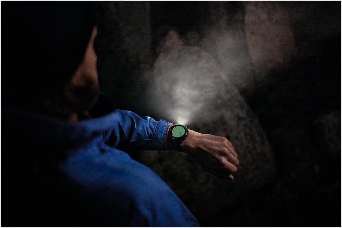 Garmin fēnix 7X Pro Sapphire Solar, Multisport GPS Smartwatch, Built-in Flashlight, Solar Charging Capability, Black - Renewed