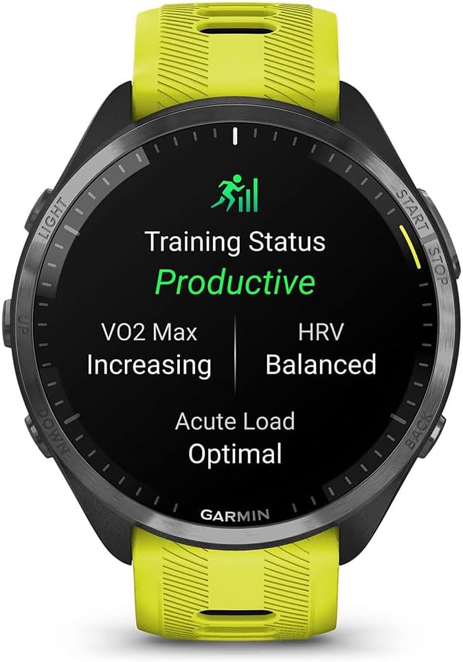 Garmin 010-02809-02 Forerunner 965 Running Smartwatch Amp Yellow and Black | Official USA Partner Model | Bundle with Deco Essentials Exclusive 26 Month CPS Enhanced Protection Pack