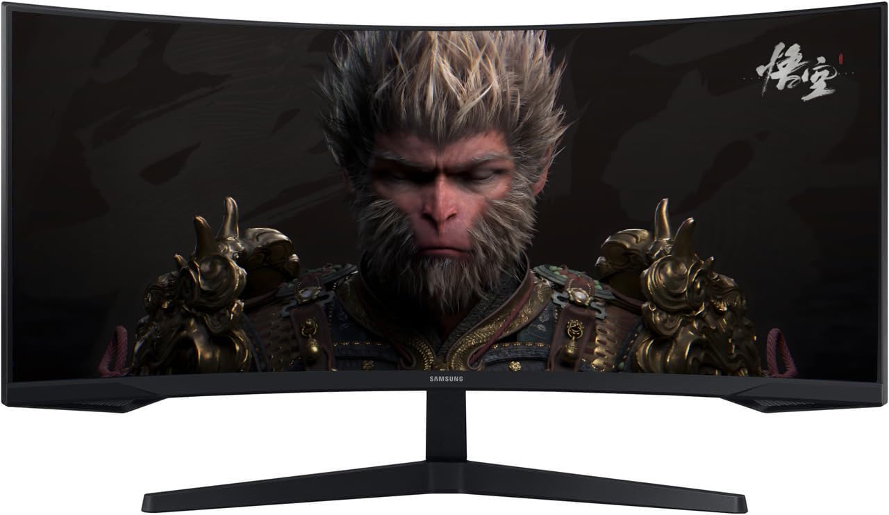Samsung Odyssey 34 HDR Gaming Curved Monitor - 34 WQHD (3440 x 1440) 1000R - 165Hz - 1ms - HDR10-21:9 - AMD FreeSync Premium - G-SYNC - Flicker Free w/ICP Hub