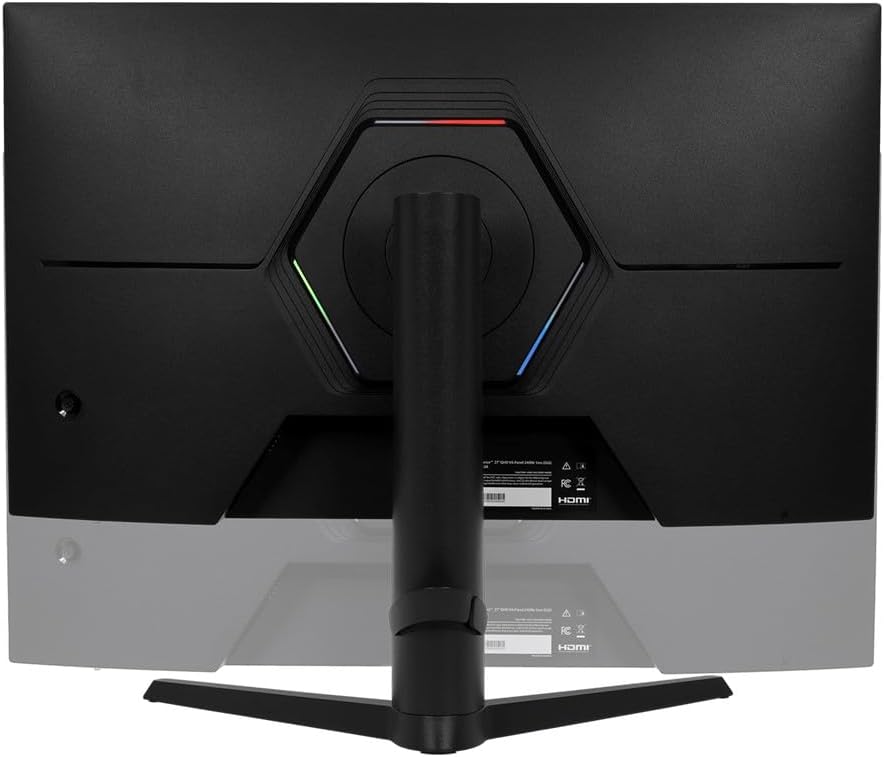 Dark Matter by Monoprice 27' QHD Gaming Monitor, 2560x1440P Resolution, VA Panel, 240Hz Refresh Rate, 1ms (GtG) Response Time, HDR400, FreeSync and G‑SYNC Compatible