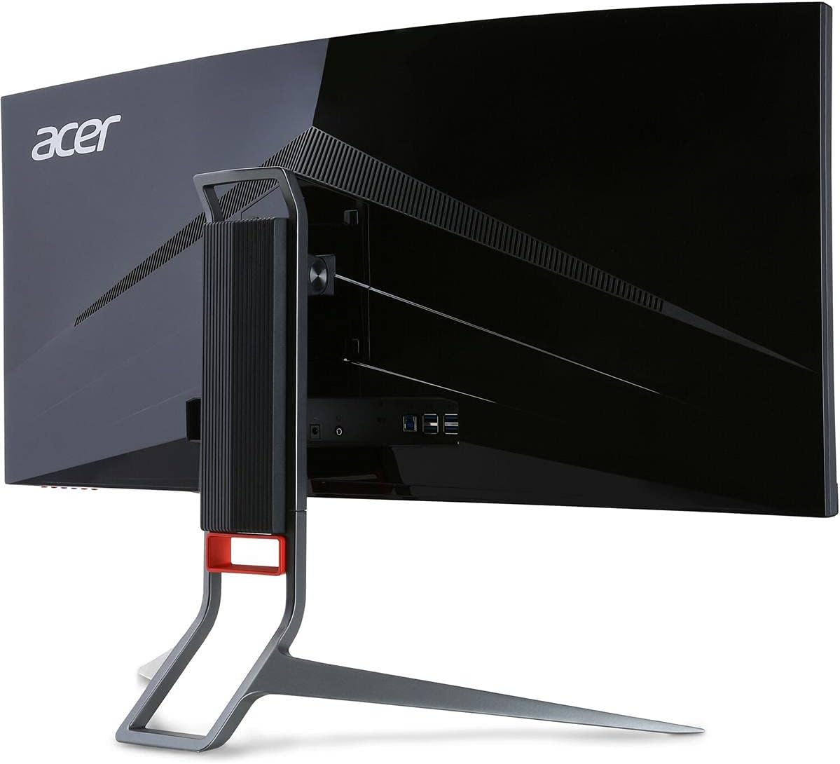 Acer Predator X34 GSbmiipphuzx 1900R Curved 34' UltraWide QHD 3440 x 1440 Gaming Monitor | NVIDIA G-SYNC | Agile Splendor IPS | Up to 180Hz | DCI-P3 98% | DisplayHDR 400 | 2 x DP, 2 x HDMI, USB Type-C