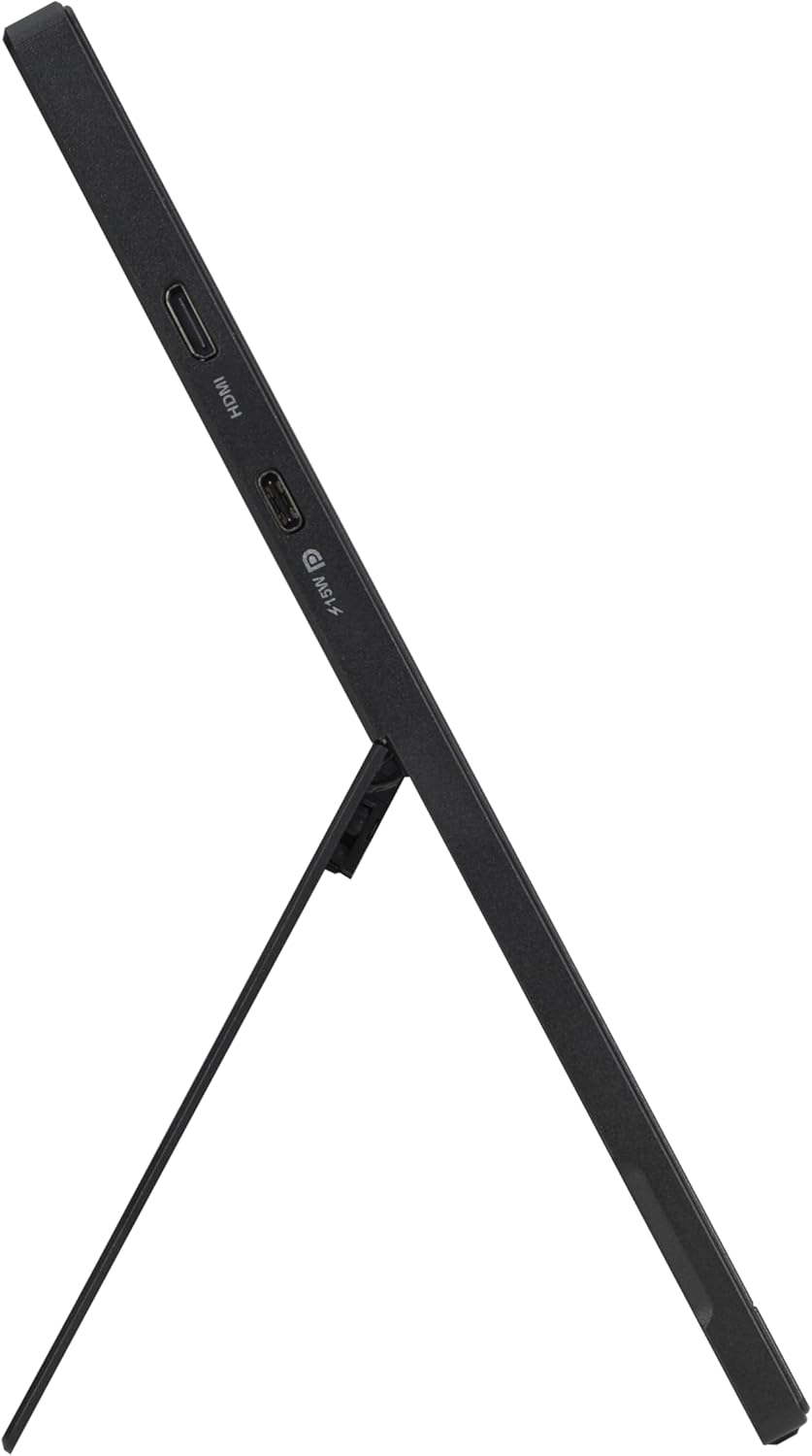 ASUS ZenScreen 15.6' 1080P USB-C Portable Monitor Setup for Laptop/Mac (MB16AHV) - FHD, IPS, Blue Light Filter, Anti-Glare, Mini HDMI, Kickstand, Tripod Mountable, Protective Sleeve, 3year Warranty