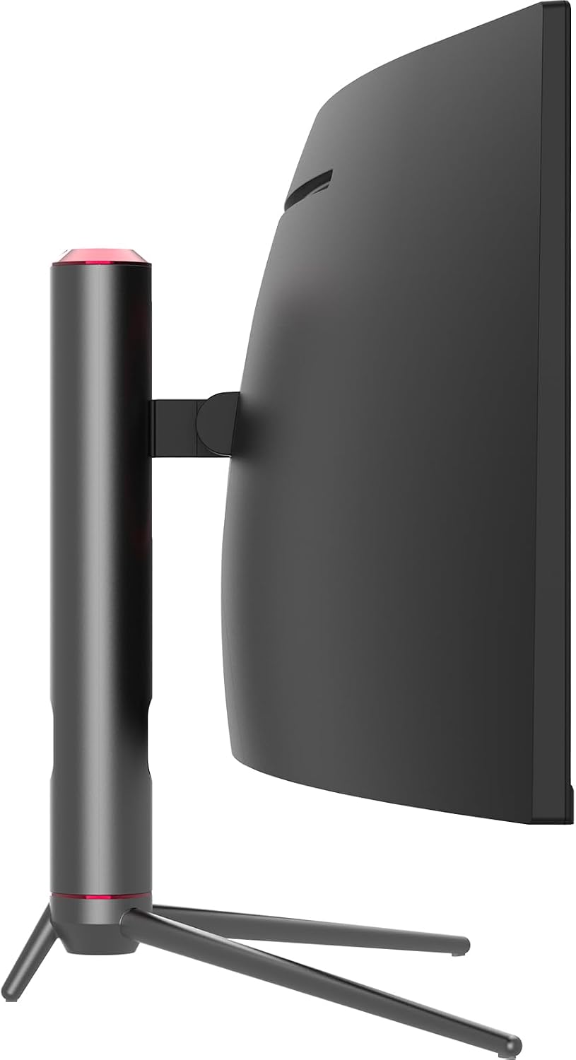 INNOCN 49' Curved Gaming Monitor 144Hz Ultrawide 32:9 WDFHD 3840 x 1080P, R1800, 99% sRGB, HDR400, USB Type C, DisplayPort, HDMI, Built-in Speakers, Height/Tilt Adjustable - 49C1G
