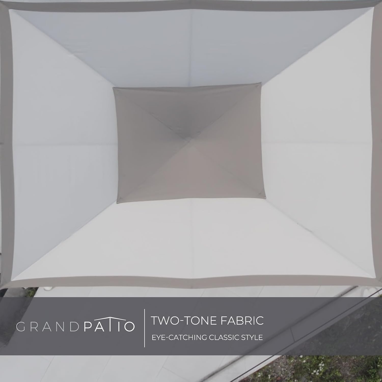 Grand Patio 10x13 FT Outdoor Double Quick Assembly Detachable Vent Soft Top Gazebo with Mosquito Netting and Curtains, 130 Sq Ft of Shade for Backyard and Garden, Beige