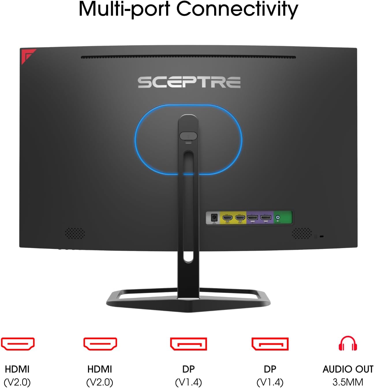 New Curved 27 inch Gaming Monitor 240Hz Plus FreeSync DP HDMI Build-in Speakers, Machine Black 2025