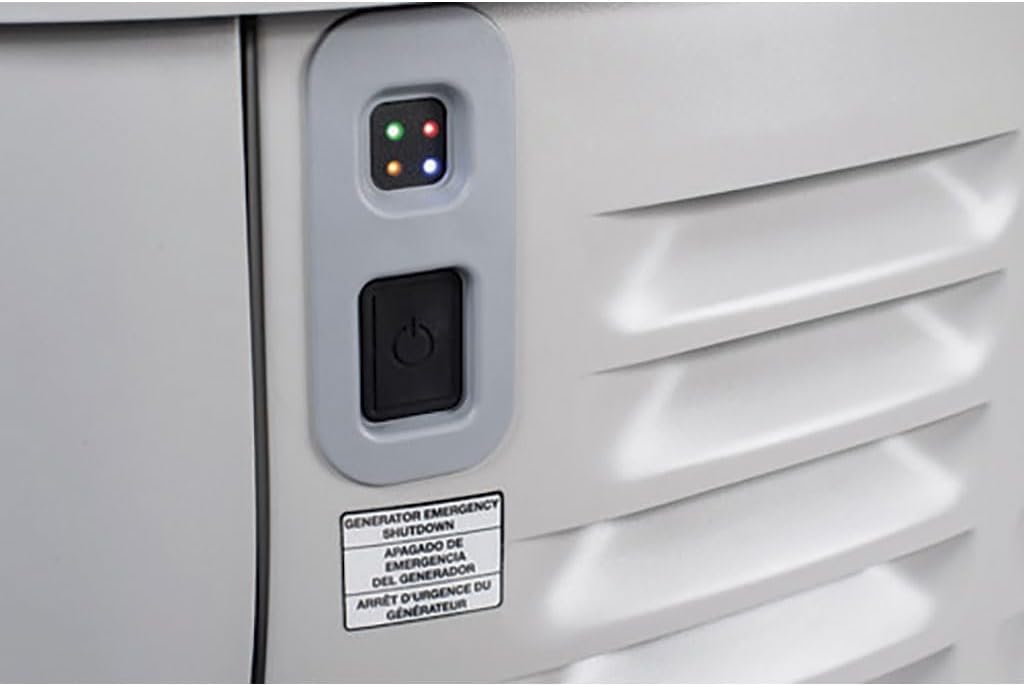 Generac 28kW Home Standby Generator for home use with 200 amp transfer switch, built-in cellular connectivity, whole house generator for power backup - Comes With Ecobee Smart Thermostat
