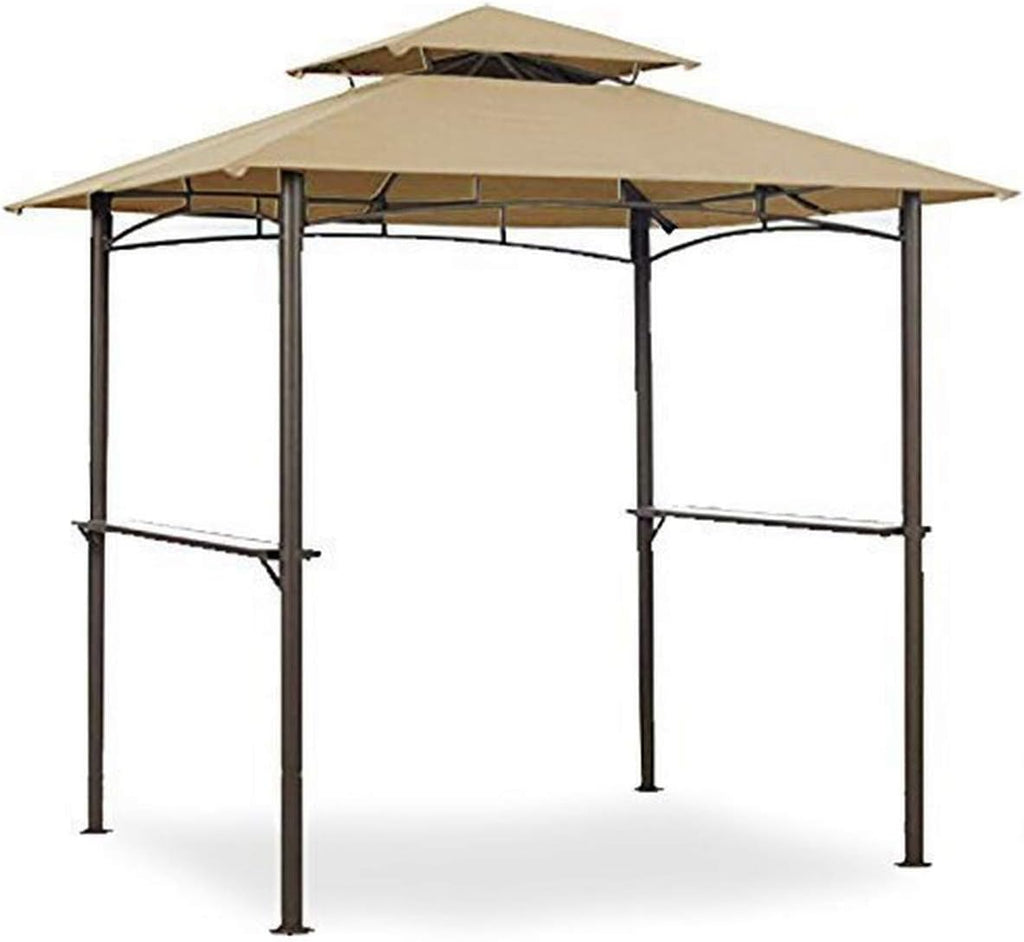 Replacement Canopy Top Cover for BBQ Grill Gazebo 5BGZ8217, 5KGZ8217 - RipLock 350
