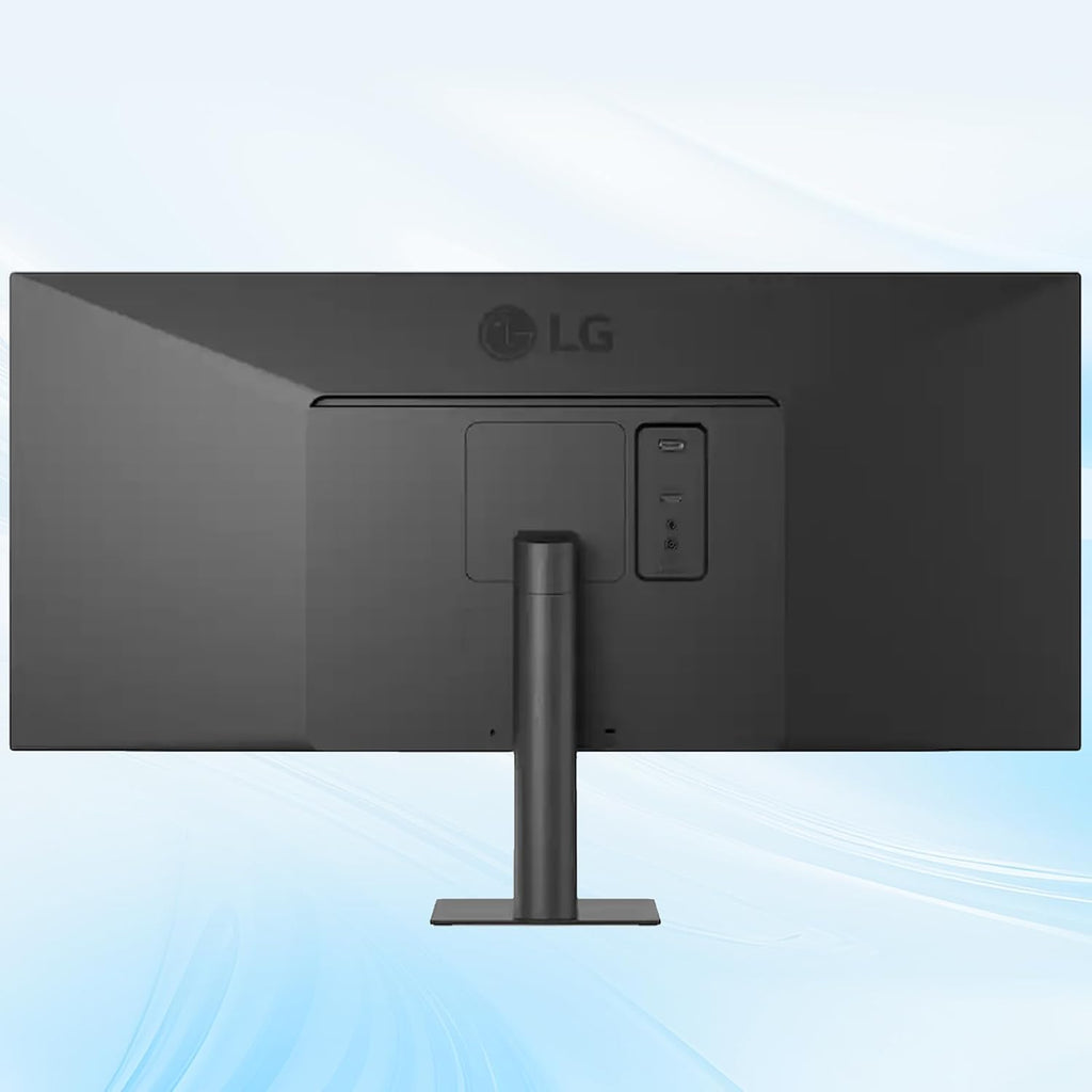 LG 34' UltraWide Monitor, WFHD (2560 x 1080), 100Hz, 5ms, AMD FreeSync, DisplayHDR 400, sRGB 99%, VESA Mount, Reader Mode, Black Stabilizer, HDMI, DisplayPort, Virtually Borderless Design,Tilt Stand