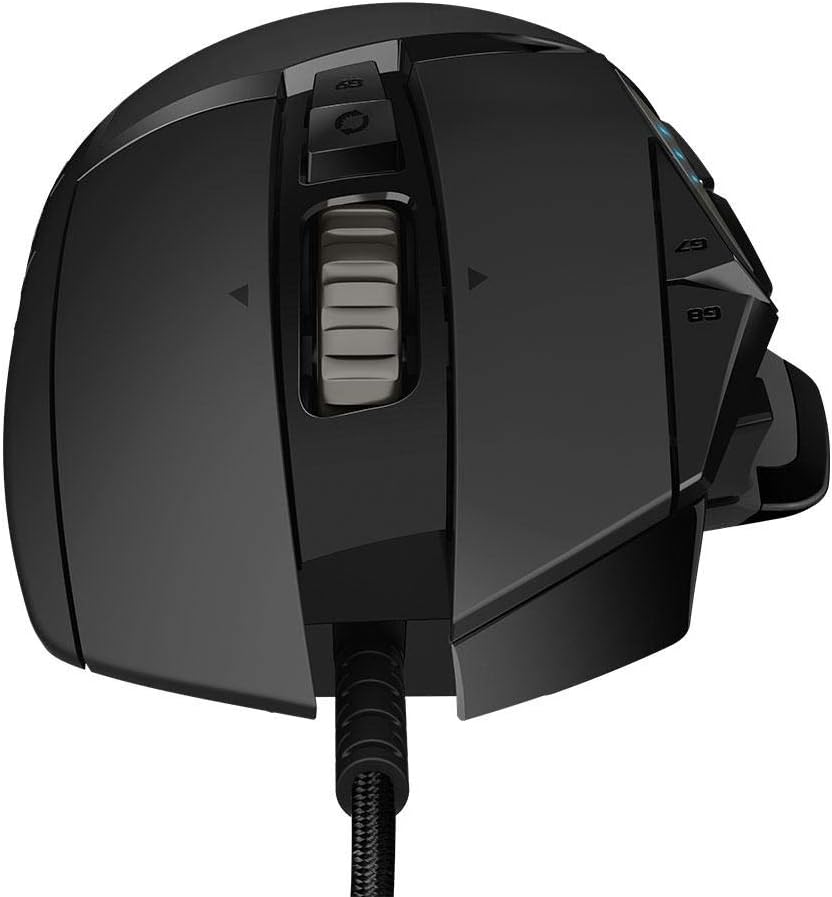 Logitech G502 Proteus Core Tunable Gaming Mouse, 12,000 DPI On-The-Fly DPI Shifting, Personalized Weight and Balance Tuning with (5) 3.6g Weights, 11 Programmable Buttons, Fully Customizable Surface