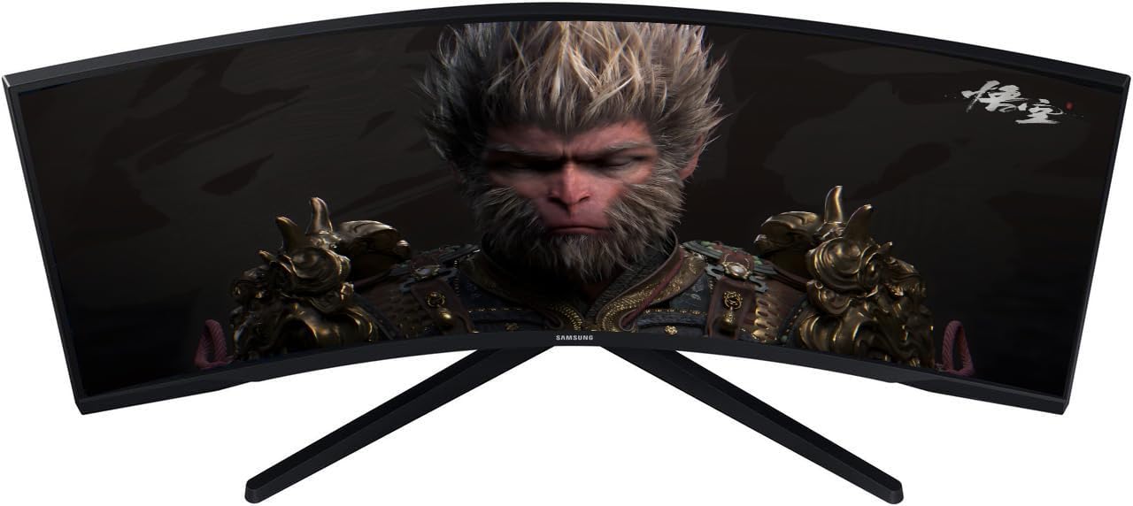 Samsung Odyssey 34 HDR Gaming Curved Monitor - 34 WQHD (3440 x 1440) 1000R - 165Hz - 1ms - HDR10-21:9 - AMD FreeSync Premium - G-SYNC - Flicker Free w/ICP Hub