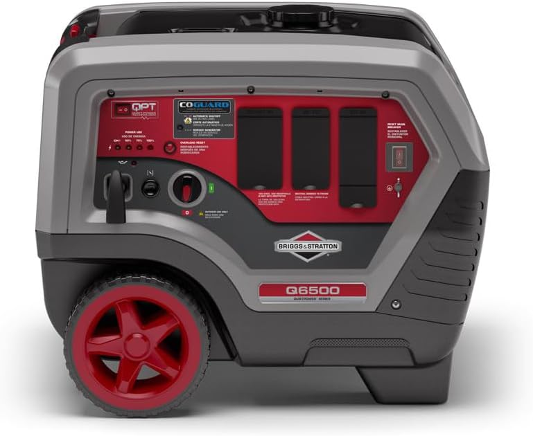 Briggs and Straton, 6500W Portable Generator, Outdoor, Electric Start