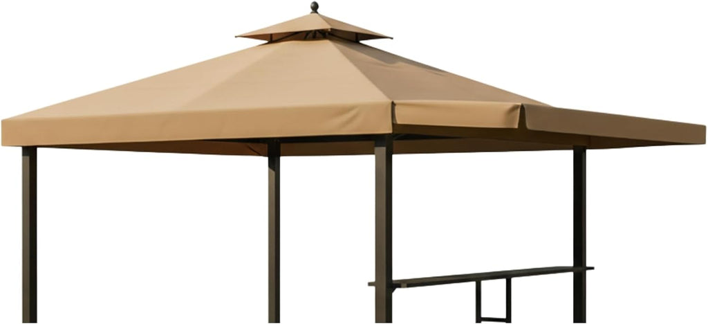 Garden Winds Reinforced RipLock 350 Replacement Canopy Top Cover Compatible with Conley 10' X 10' Gazebo Model CON-1010-21 - Beige