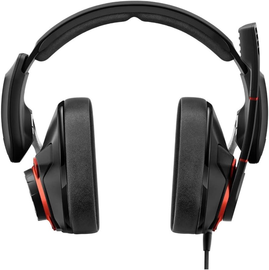 EPOS I Sennheiser GSP 600 – Wired Closed Acoustic Gaming Headset, Noise-Cancelling Microphone, Adjustable Headband with Customizable Contact Pressure, Vol Control, for PC + Mac + Xbox + PS4, Pro