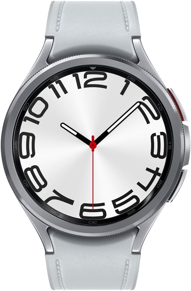 Samsung Galaxy Watch 6 Classic 47mm Bluetooth Smartwatch with Rotating Bezel, Fitness Tracker, Advanced Sleep Coaching - Silver (Renewed)