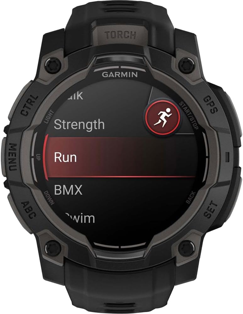 Garmin Instinct 3-45 mm Outdoor GPS Smartwatch, AMOLED, Black with Black Band 010-02936-00 Bundle with 2 YR CPS Enhanced Protection Pack & Deco Essentials 2X Screen Protector