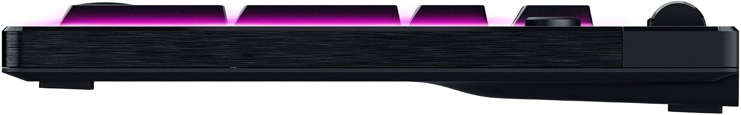 Razer BlackWidow V4 Low Profile HyperSpeed Wireless Gaming Keyboard: Orange Mechanical Switches - 2.4GHz Wireless & Bluetooth - Multi-Function Roller - 11 Control Buttons - Long Battery Life