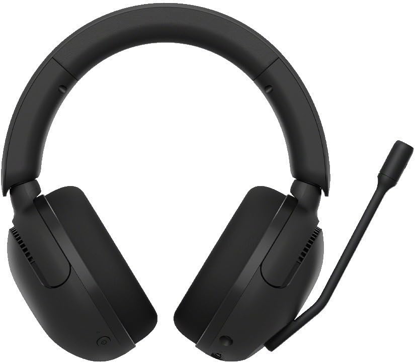 Sony INZONE H5 Wired and Wireless Gaming Headset with 360 Spatial Sound and Lasting Battery (Black) Bundle with Metal Alloy Headphone Stand (2 Items)